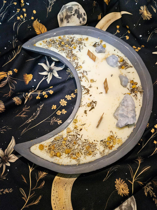Moon Bowl Candle